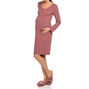 Damska koszula nocna 15070 - 548- Czerwony - Vamp