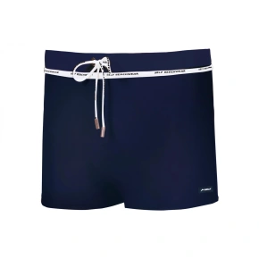 Męskie kąpielówki L4 8 tm. niebieski - Self