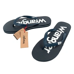 Wrangler buty klapki męskie laczki Cole Flipflop granatowe japonki