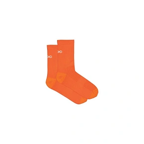 Skarpety rowerowe POC Cadence Road Socks pomarańczowy Skarpety rowerowe POC Cadence Road Socks pomarańczowy