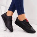 Skórzane sneakersy damskie W DD274687 - Big Star