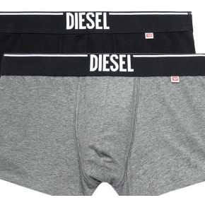 Bokserki męskie 2szt 00SMKX-0LDAQ-E5688 - czarny, czerwony - Diesel