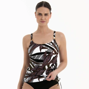 Tankini Top 6594-1 Black Printed - Anita Care