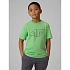 T-shirt regular z nadrukiem chłopięcy 4F 4FJRSS26TTSHM3599-10S