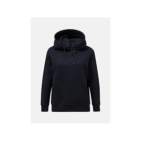 Bluza damska Peak Performance W Original Small Logo Hood kolor czarny Bluza damska Peak Performance W Original Small Logo Hood kolor czarny