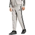 Spodnie męskie adidas Essentials 3-Stripes Fleece Tapered Cuffed szare KY4127