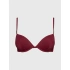 Góra od bikini damska KW0KW02278 XN0 burgundowy - Calvin Klein