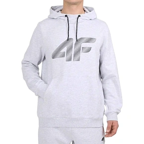Bluza męska 4F M2548 chłodny jasny szary melanż 4FWMM00TSWSM2548 27M pánské