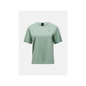 Koszulka damska PEAK PERFORMANCE W Trail Shortsleeve kolor zielony Koszulka damska PEAK PERFORMANCE W Trail Shortsleeve kolor zielony