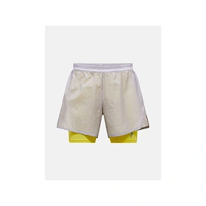 Szorty męskie PEAK PERFORMANCE M Discover 2-In-1 Shorts kolor szary Szorty męskie PEAK PERFORMANCE M Discover 2-In-1 Shorts kolor szary
