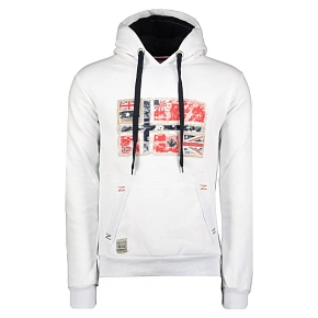 Bluza męska Geographical Norway GPEPE 2 MEN 100 EO BS2 (WT1874H/GN-WHITE) Bluza męska Geographical Norway GPEPE 2 MEN 100 EO BS2 (WT1874H/GN-WHITE)