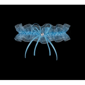 Podwiązka PW-96 BRUGIA niebieska - Julimex