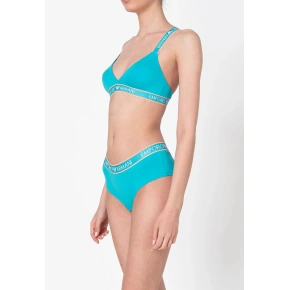 Biustonosz na fiszbinach 163567 0P317 00383 niebieski - Emporio Armani