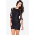 Sukienka damska M076 czarna - FIGL