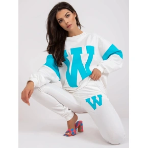 Kombinezon dresowy FA KMPL 7856.44P biało-niebieski - FPrice