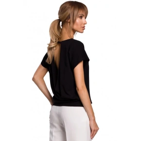 Bluzka damska M498 Czarny - MOE