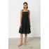 Damska sukienka letnia Verta 18452 Czarny - Vamp