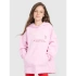 Bluza dresowa oversize nierozpinana z kapturem dziewczęca 4F 4FJRAW25TSWSF2429-56S
