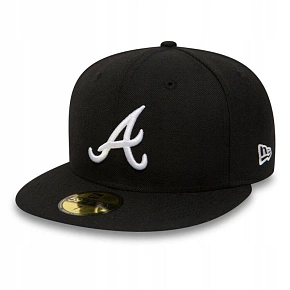 Czapka z daszkiem New Era 59FIFTY MLB Atlanta Braves Fullcap Czarna - 10047487 Czapka z daszkiem New Era 59FIFTY MLB Atlanta Braves Fullcap Czarna - 10047487