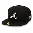 Czapka z daszkiem New Era 59FIFTY MLB Atlanta Braves Fullcap Czarna - 10047487