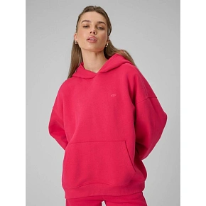 Bluza nierozpinana z kapturem damska 4F 4FRSS26TSWSF2623-62S