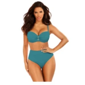 Damski dwuczęściowy strój kąpielowy New Trends 20 - S730D8 - 10 Turquoise - Self