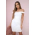 Dámské španělské šaty s volánky 9097 Bílá - K-Fashion