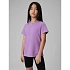 T-shirt regular gładki dziewczęcy 4F 4FJRSS26TTSHF3554-12S dětské