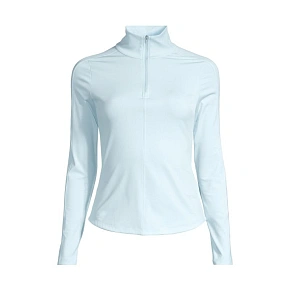 Koszulka damska CASALL Serene Half Zip Long Sleeve kolor niebieski Koszulka damska CASALL Serene Half Zip Long Sleeve kolor niebieski