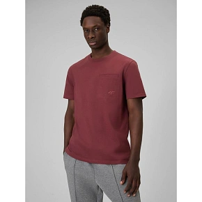 T-shirt regular gładki męski 4F 4FRSS26TTSHM3637-60S T-shirt regular gładki męski 4F 4FRSS26TTSHM3637-60S