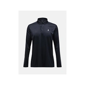 Koszulka PEAK PERFORMANCE Player Longsleeve Polo Men czarny