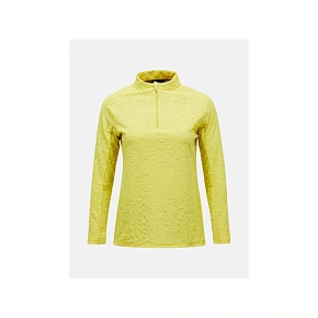 Bluza damska PEAK PERFORMANCE W Discover Midlayer kolor żółty Bluza damska PEAK PERFORMANCE W Discover Midlayer kolor żółty