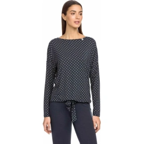 Piżama damska 15068 - 572 granatowa w kropki - Vamp