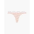 Stringi D1617E - WAN - beżowe z paskiem - Calvin Klein