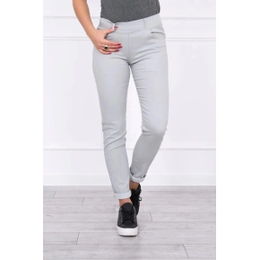 Spodnie damskie 2628P jasnoszare - Kesi