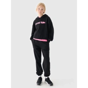 Spodnie dresowe joggery dziewczęce 4F Junior 4FJRAW24TTROF1154-20S