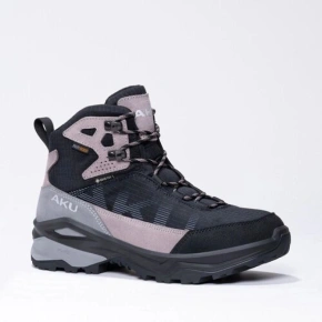 Aku buty sportowe trekkingowe damskie Adapta Gore-tex skórzane czarne różowe dámské