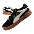 Puma buty sportowe damskie trampki Carina 3.0 skórzane czarne modne dámské