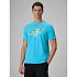 T-shirt regular z nadrukiem męski 4F 4FRSS26TTSHM4305-33S