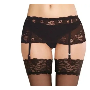 Dámská podvazkový pas Babette 945 Černá - DeLafense