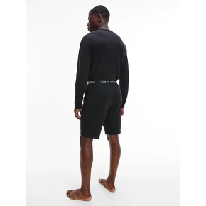 Koszulka męska z długim rękawem NM2171E - UB1 - Czarny - Calvin Klein