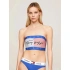 Top damski UW0UW05151 C6H niebiesko-biały - Tommy Hilfiger