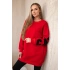 Bluza ocieplana 26557 California czerwona - Kesi