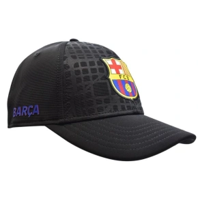Czapka z daszkiem FC Barcelona bejsbolówka Cap Cross Black FCB Jr 5001GEXNNP