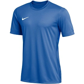 Koszulka męska Nike Dri Fit Strike IV Jsy SS niebieska FZ9327 463 pánské