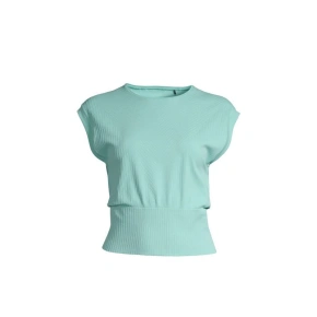 Koszulka CASALL Seamless Graphical Rib Tee miętowy