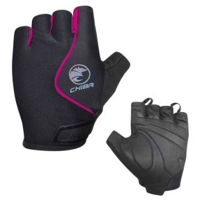 CHIBA rękawiczki LADY AIR PLUS czarno różowe XS CHIBA rękawiczki LADY AIR PLUS czarno różowe XS