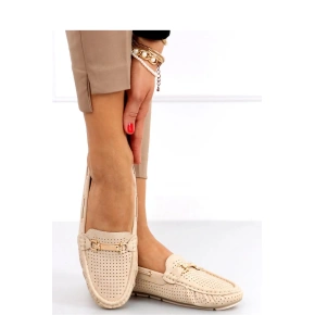 Buty damskie / loafersy AB-295 beżowy - Primavera