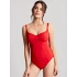 Jednoczęściowy strój kąpielowy SW1300 czerwony - Panache