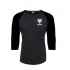 WTB Koszulka RAGLAN 3/4 rękaw szaro czarna M